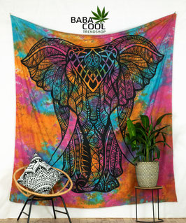 indisches Dekotuch "Elefant"