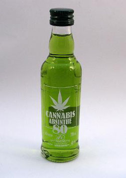 Cannabis Absinthe 80 Shot grün