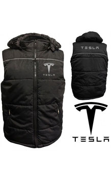 Gilet- Tesla- GL-010:     Doudoune sans manche avec capuche amovible 100% polyester, doublée polyester logos brodés