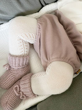 warme Strickbooties | Passform ca. 0-6 Monate  | 100% Merino Wolle