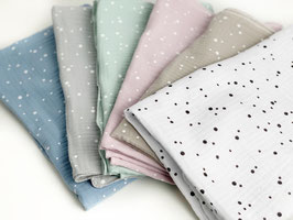 leichte Babydecke | Schlafdecke | Sommerdecke 70:90 cm aus Musselin | 100% Baumwolle