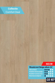 CO 107 - Woodcrest Beige eiken 4V