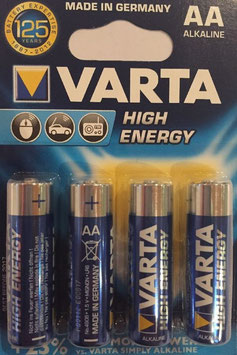 VARTA High Energy Mignon AA 1,5V 4906 LR6 Batterien NEU MHD 2017