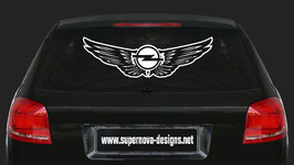 Flügel mit Opel Emblem