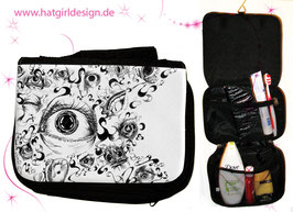 Eyes- hatgirl.de Badtasche, Schminktasche, Waschtasche, Reisetasche,  Kulturtasche