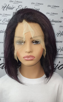 Perruque Lace Frontal Lisse Violet intense