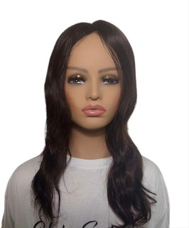 Perruque frontal glueless wig châtain sans colle