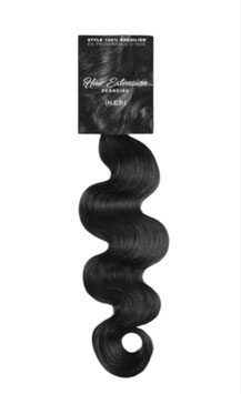 Extension body wave noir, châtain, blond, Tie and Die noir rouge ou noir châtain