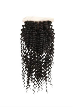 closure deep wave noir ou châtain  4X4, 5X5, 3X6