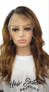 Perruque closure  blond moyen cuivré doré