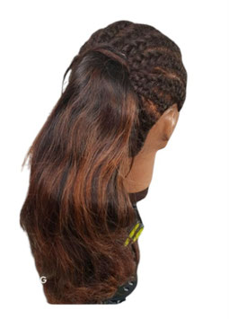Ponytail lisse caramel chocolat