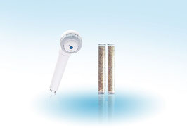 Filtre pommeau de douche anti calcaire / chlore