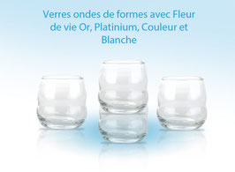 Verres ondes de formes 0.25 cl