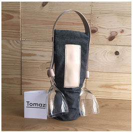Tomaz Design - Wine Tote Bag Grey