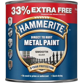 Hammerite - Smooth Silver