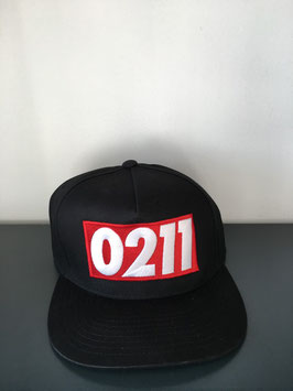 NEU! snapback cap "red-white", black-red-white