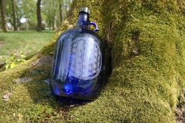 Henkelflasche - healing water - Blume des Lebens