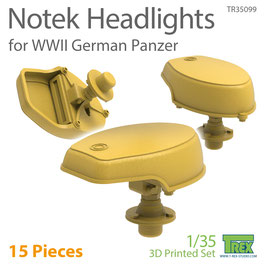 TR35099  1/35   Notek Headlights for WWII German Panzer