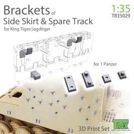 TR35029 1/35 BRACKETS OF SIDEKIRTS & SPARE TRACK