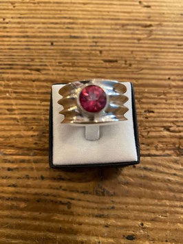 Silberring mit Pink Topas - Neu