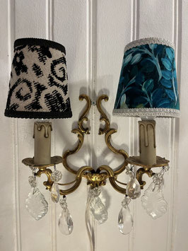 Wandlampe mit Lüstern