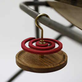 真鍮フックの蚊取り線香ホルダー　Mosquito coil holder/ Brass Hook