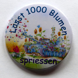 Button lasst 1000 Blumen spriessen