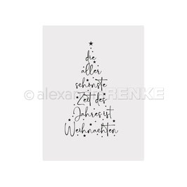 Embossing- folder Tanne Typo