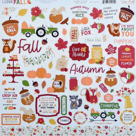 Stickerbogen Herbst