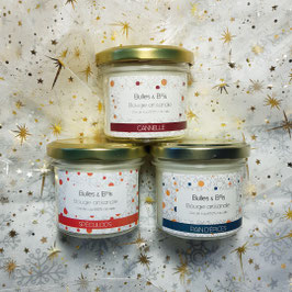 Coffret cadeau 3 bougies Noël épicé