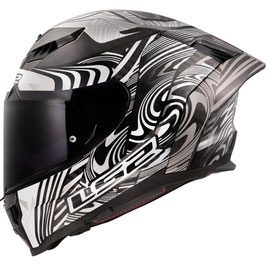 CASCO  LS2 FF807 DRAGON ENTHUM SILVER    6K  BRILLO