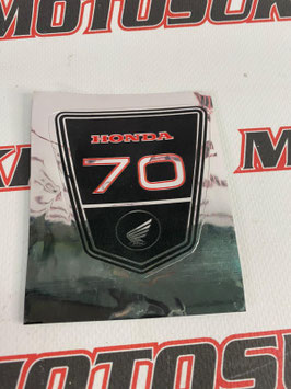 ADHESIVOS CENTRAL  HONDA DAX 70  70 negra