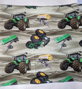 Jerseystoff Traktor Fotodruck