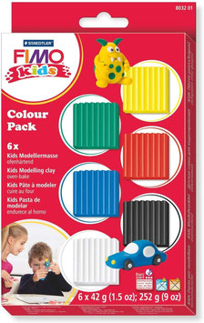 FIMO Kids Modellier-Set Grundfarben