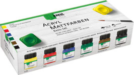 KREUL Acryl Mattfarben Basis-Set