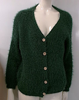 Korte Cardigan (donkergroen)