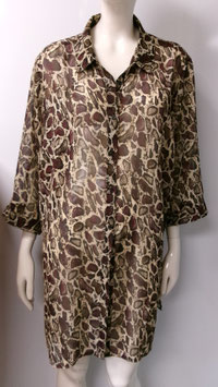 Lange bloes met dierenprint MS mode