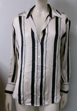 Blouse met strepen Zara