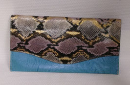 Enveloptas (blauw met dierenprint)