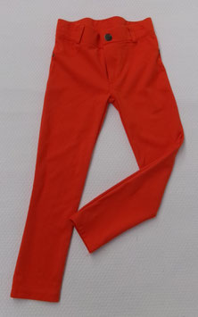Oranje stretch broek