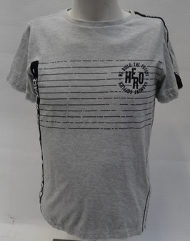 Lichtgrijs T-Shirtje met Print "SCAMPS & BOYS"