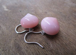 Ohrhänger mit Pink Opal Nr. 60