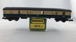 Minitrix 51 3076 00 DB D-Zug Gepäckwagen OVP (DP155)