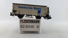 Fleischmann 82 8346 DB Kühlwagen "Augustiner Bräu München" mit Bremserhaus "Exklusivmodell 2002" OVP (DG270)
