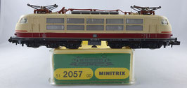 Minitrix 51 2057 00 DB BR 103 6-achsig rot / beige Elektro OVP (DL157)