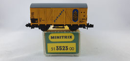 Minitrix 51 3523 00 DB Kühlwagen Bananen OVP (WG13)