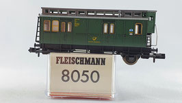 Fleischmann 8050 DBP Bahnpostwagen mit Bremserhaus OVP (DP128)