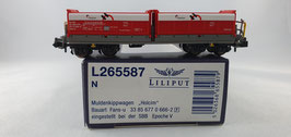 Liliput 265587 SBB Muldenkippwagen rot "Holcim" OVP (E7069)