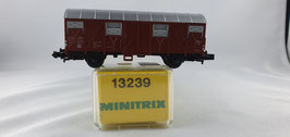 Minitrix 13239 DB ged.Güterwagen OVP (DG304)