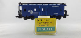 Model Power 3123 Conrail Caboose Bay Window OVP (DG34)